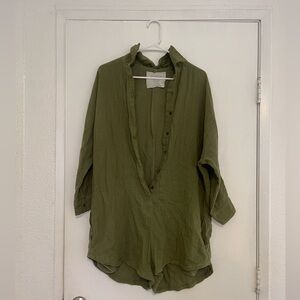 Acacia (L) Green Romper
